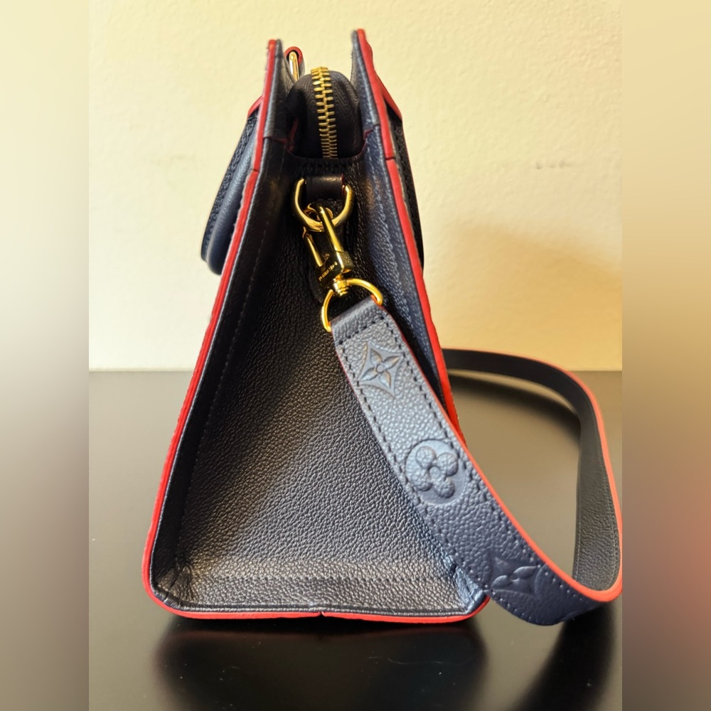 Louis Vuitton Sully PM Marine Rouge Monogram Empreinte Leather - Picture 5 of 10